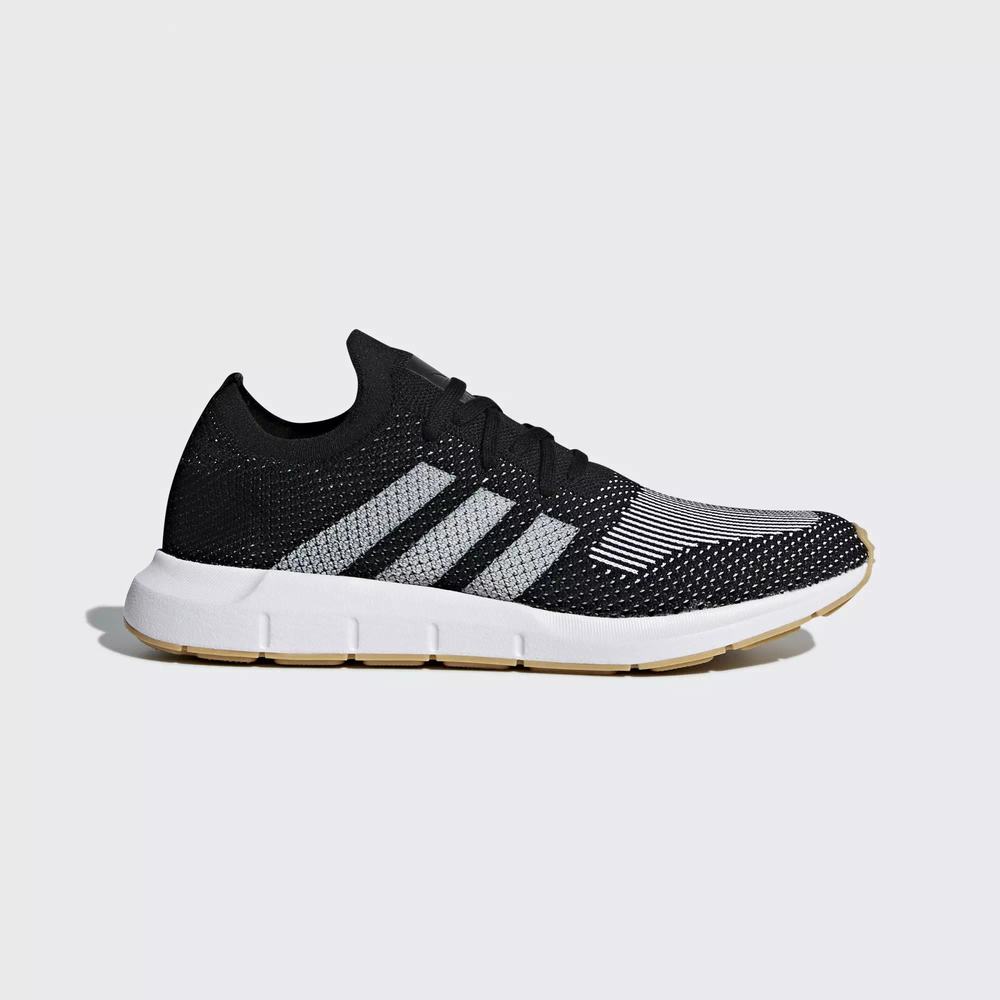 Adidas Swift Run Primeknit Tenis Negros Para Hombre (MX-59248)